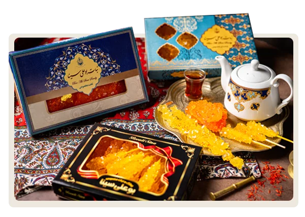 نبات زعفرانی بوعلی سینا؛ اصالت طعم سنتی اصفهان